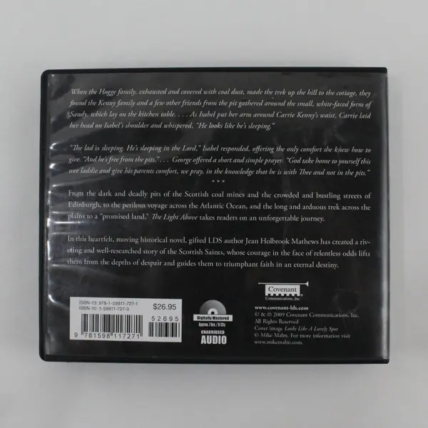 Covenant Communications The Light Above Jean Holbrook Mathews Unabridged CD 1