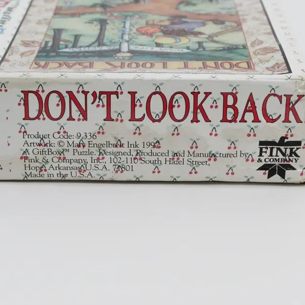 Mary Engelbreit Don't Look Back Your Life 100-Piece Jigsaw Puzzle Complete