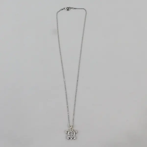 Unbranded Sea Turtle Pendant Necklace 18 Inch Delicate Chain Ocean Jewelry