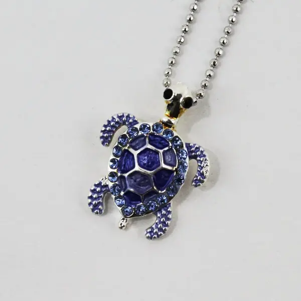 Unbranded Sea Turtle Pendant Necklace 18 Inch Delicate Chain Ocean Jewelry