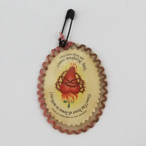 Sacred Heart Jesus Apostleship of Prayer Devotional Pin Badge 1936