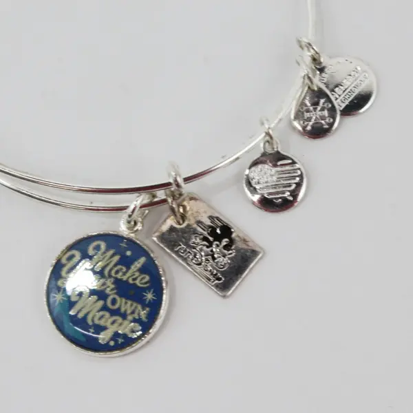 2018 Disney Alex and Ani Make Your Own Magic Charm Bracelet