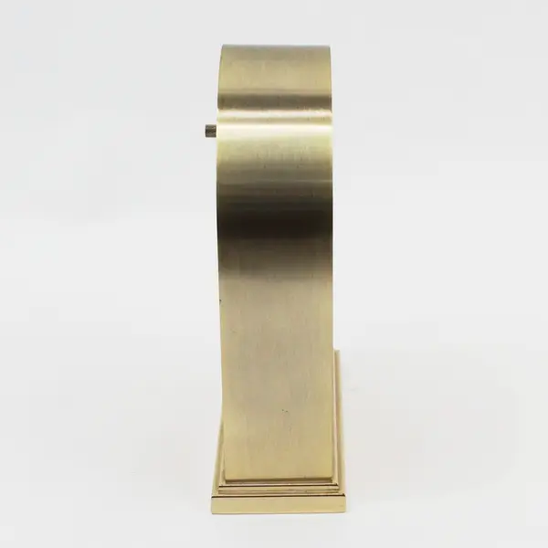 Vintage Howard Miller Quartz Brass Battery-Operated Mantel Shelf Clock