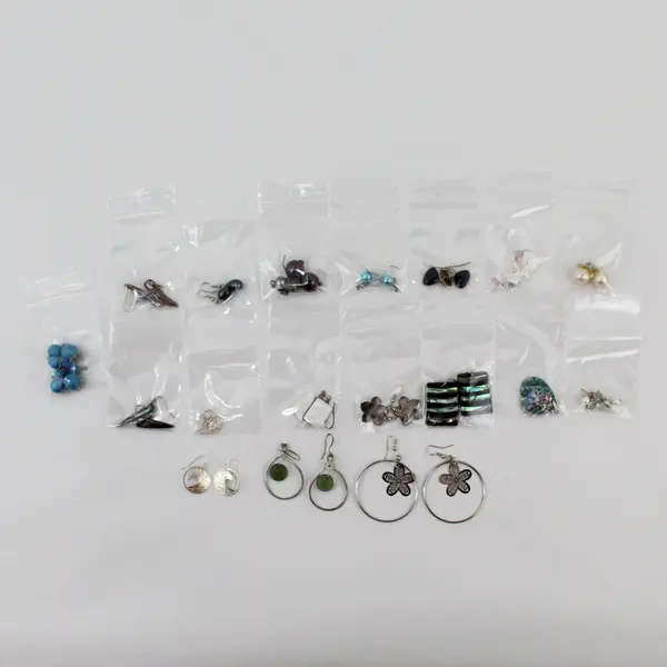18 Pairs Beach Themed Stud & Dangle Earrings Lot