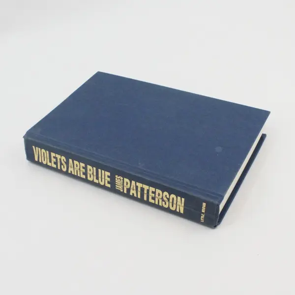 VTG Violets Are Blue by James Patterson 2001 Hardcover Novel No Dust Jacket Good