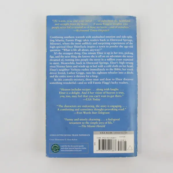 Can't Wait to Get to Heaven by Fannie Flagg 2007 Paperback Novel Good
