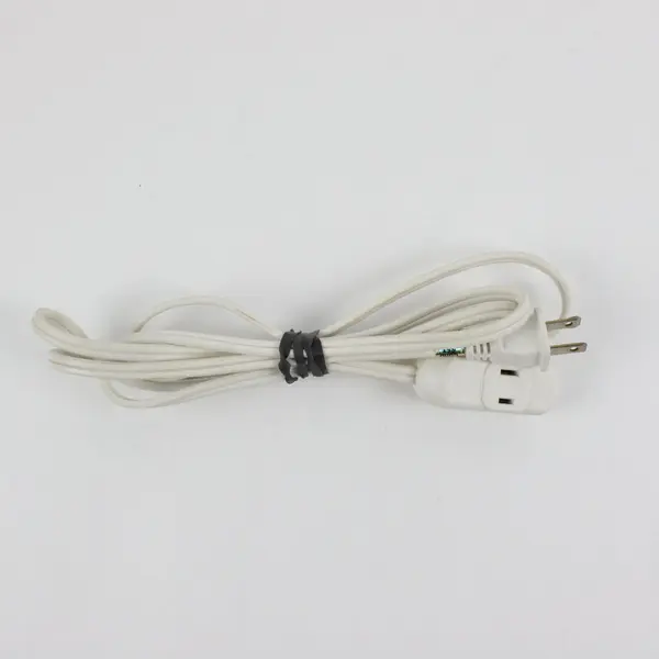 Lot of 3 Extension Cords 3ft, 3ft & 6ft Used Unbranded