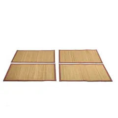 Bed Bath & Beyond Bamboo Placemats Set of 4 19x13 Dining Table