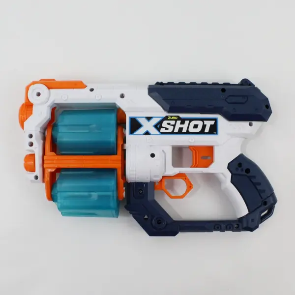 Zuru X-Shot Double Cylinder Soft Dart Gun Works