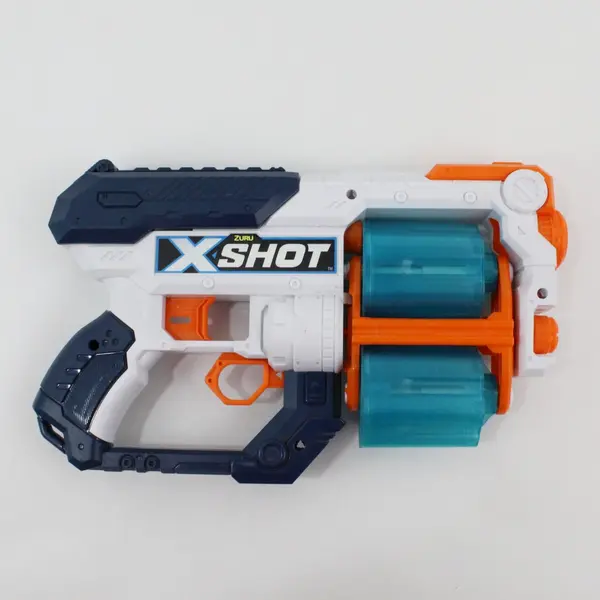 Zuru X-Shot Double Cylinder Soft Dart Gun Works