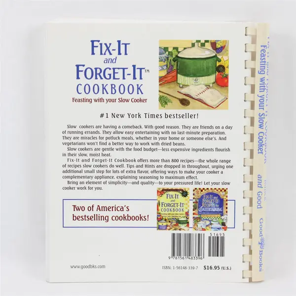 2001 Fix-It & Forget-It Cookbook Slow Cooker Dawn Ranck Phyllis Pellman Good