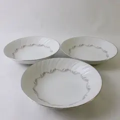 Set of 3 Vintage Style House Largo Fine China Soup Bowls