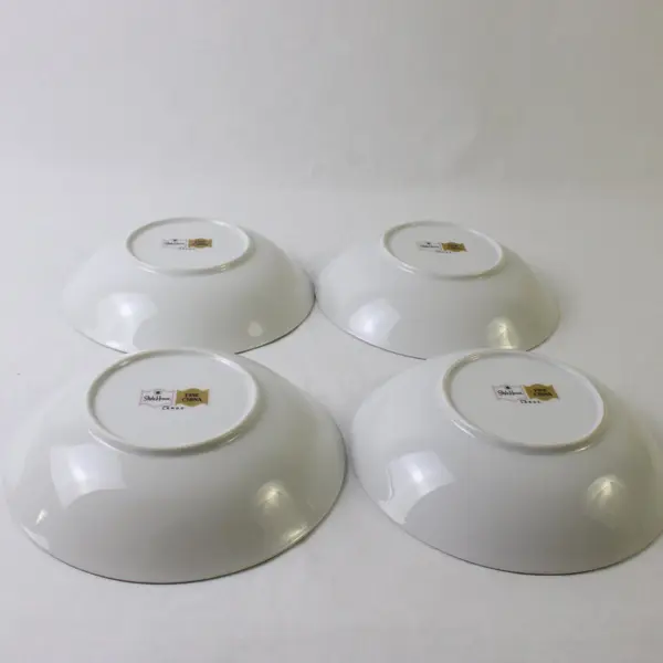 Set of 4 Vintage Style House Largo Fine China Soup Bowls