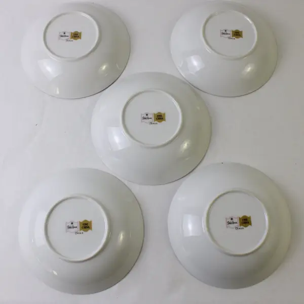 Set of 5 Vintage Style House Largo Fine China Soup Bowls
