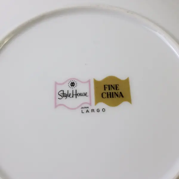 Style House Largo Fine China Salad Plates Lot of 4 7.75 in