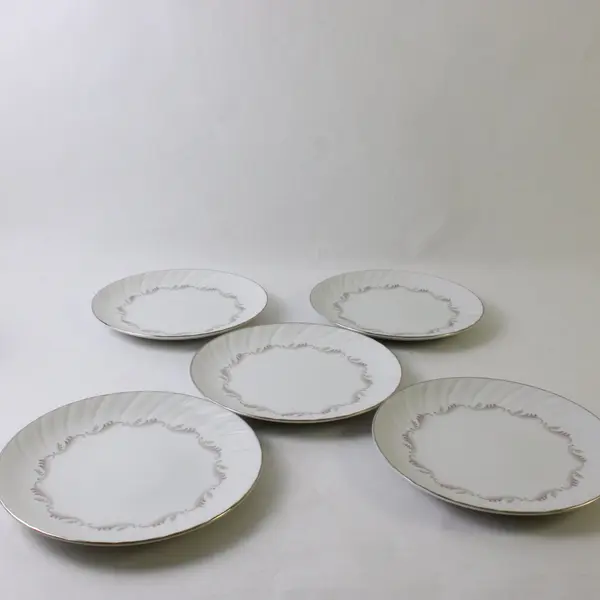 Lot of 4 House Largo Vintage Style Fine China Salad Plates 7.75in