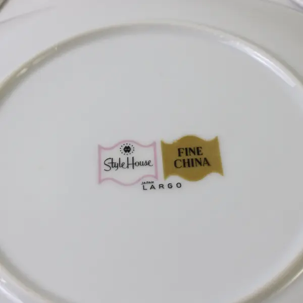 Lot of 4 House Largo Vintage Style Fine China Salad Plates 7.75in