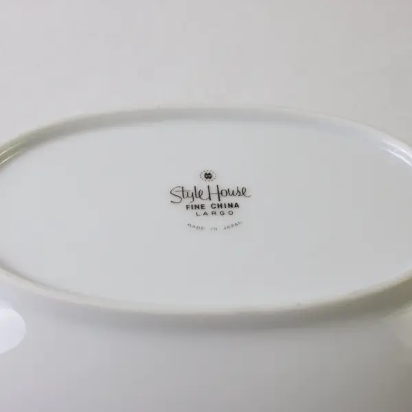 Vintage Style House Largo Fine China Oval Serving Bowl