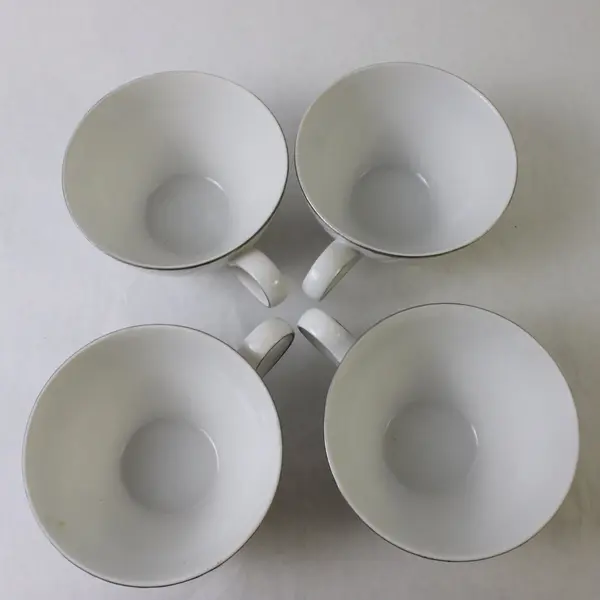 Set of 4 Vintage Style House Largo Fine China Teacups No Saucers