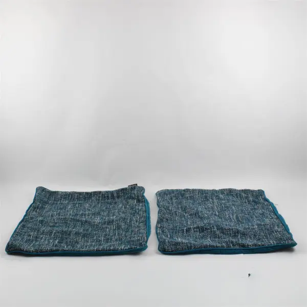 Casa Decor Teal Square Throw Pillow Covers Set of 2 19 Inch