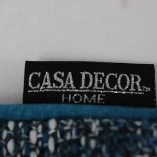 Casa Decor Teal Square Throw Pillow Covers Set of 2 19 Inch