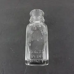 Vintage Honey Acres 1 lb Pure Honey Embossed Glass Jar Bottle