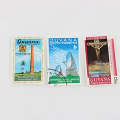 Lot Of 3 Guyana 1967-68 Stamps Used