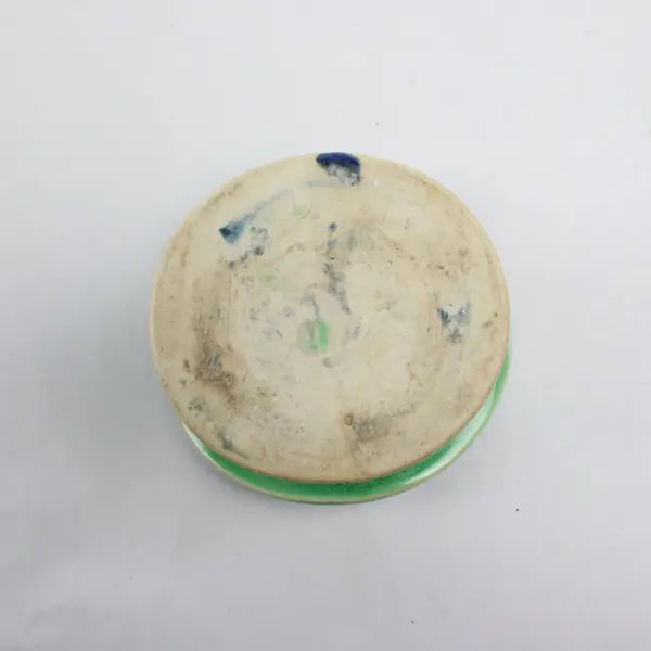 Haeger Pottery Vintage Lime Green Top Hat Planter