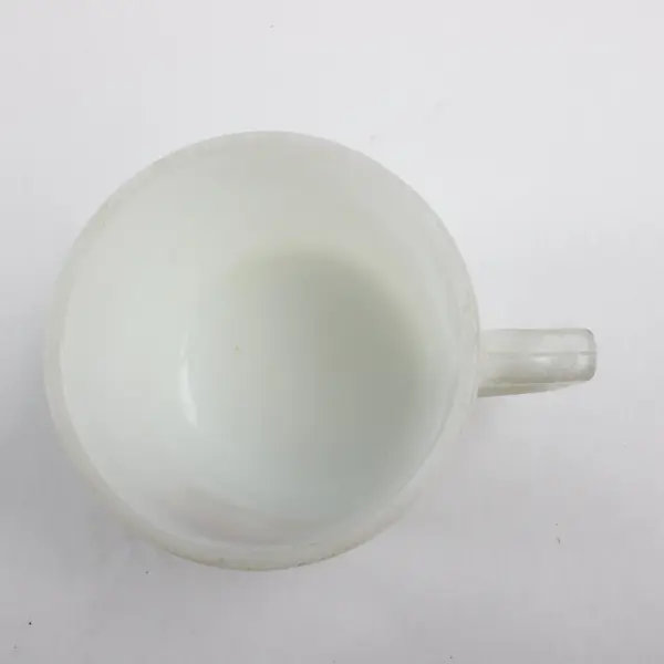 Vintage Fire-King Milk Glass Esso Tiger Advertising Coffee Mug