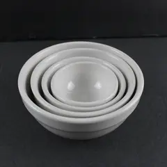 Vintage BALI Miniature Nesting Bowls Set of 4 Decorative Pottery