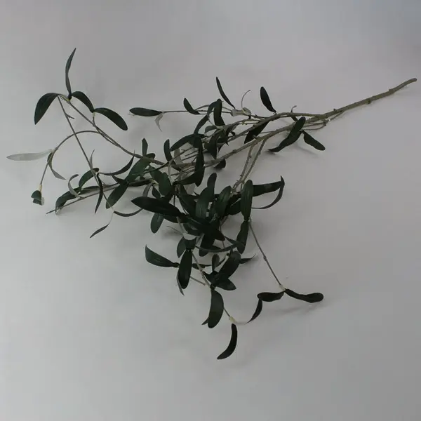 Lot of 2 Beautiful Faux Black Olive Tree Stems, New 