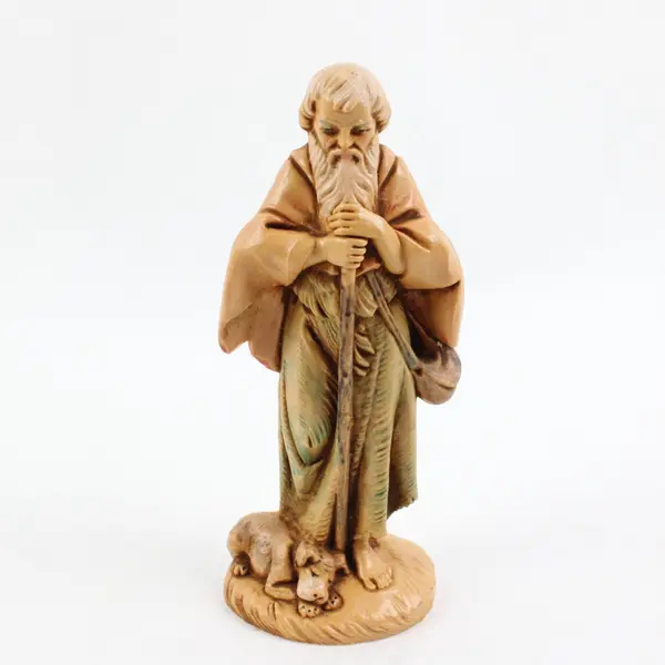 Fontanini Depose Italy Abraham #142 Nativity Figure With Pet Dog 5in