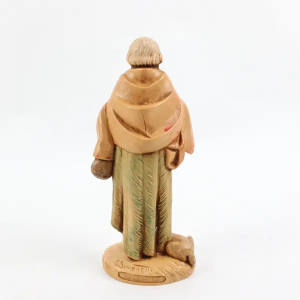 Fontanini Depose Italy Abraham #142 Nativity Figure With Pet Dog 5in