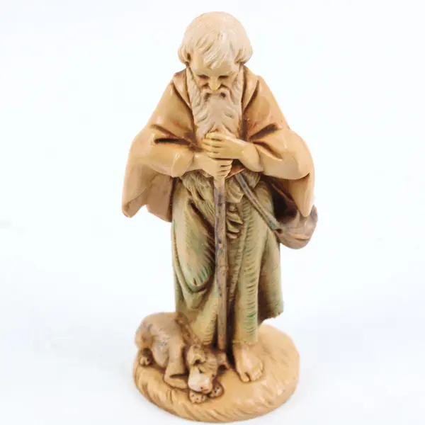 Fontanini Depose Italy Abraham #142 Nativity Figure With Pet Dog 5in