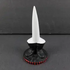 Department 56 Black Boot Decorative Figurine Harlequin Base 9"