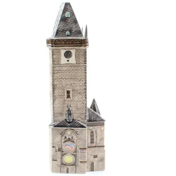 Prague Old Town Astronomical Clock Tower Miniature Ceramic