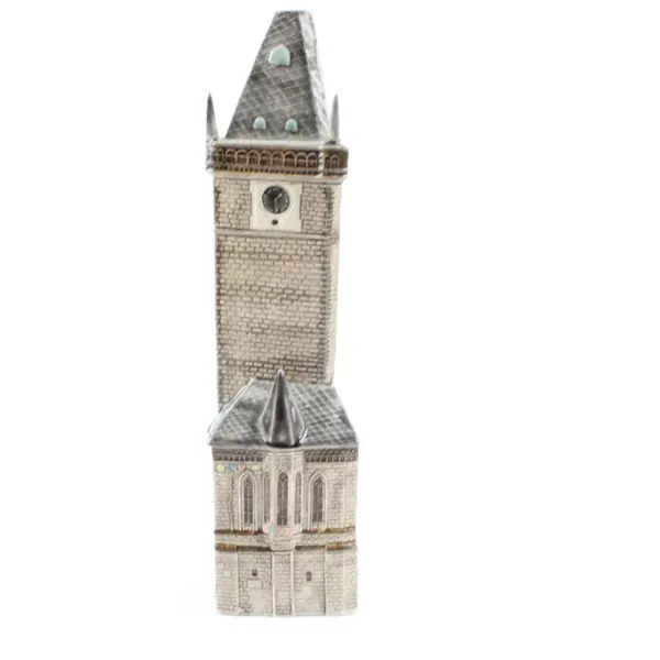 Prague Old Town Astronomical Clock Tower Miniature Ceramic