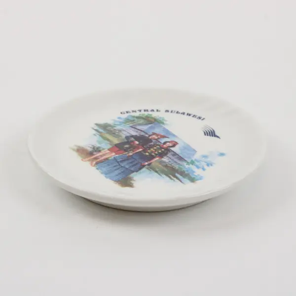 Hanmax Garuda Indonesia Central Sulawesi Ceramic Mini Souvenir Plate