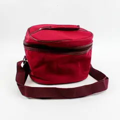 Yves Rocher Maroon Red Cosmetic Makeup Bag Case