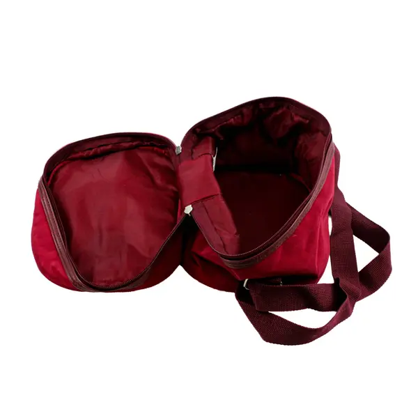 Yves Rocher Maroon Red Cosmetic Makeup Bag Case