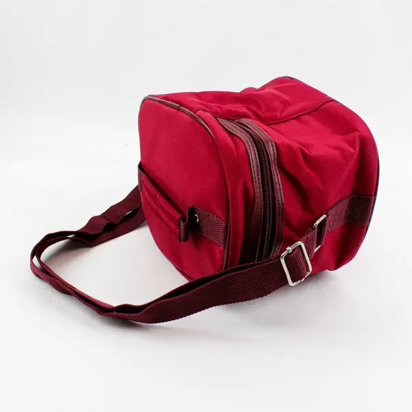 Yves Rocher Maroon Red Cosmetic Makeup Bag Case