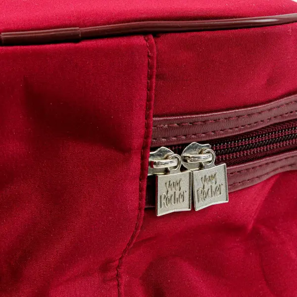 Yves Rocher Maroon Red Cosmetic Makeup Bag Case