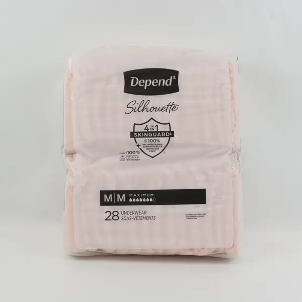 Depend Silhouette Incontinence Underwear Medium 28 Count 