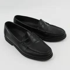 Rockport Vibram Sole Loafer Penny Sz 10.5 US Black Leather Slip On