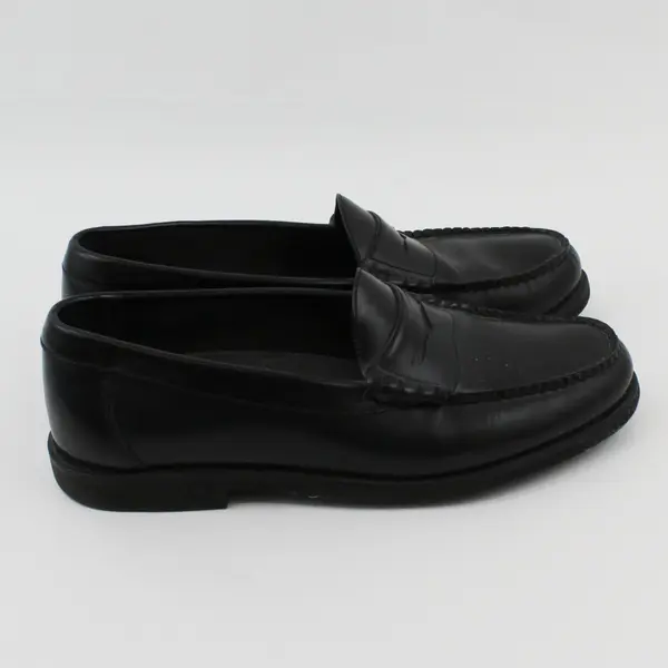 Rockport Vibram Sole Loafer Penny Sz 10.5 US Black Leather Slip On