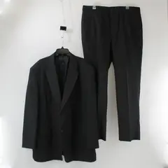 Towncraft Men's XL Dark Gray Pinstripe 2-Piece Suit Blazer Trousers