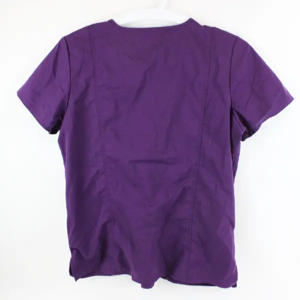 Cherokee Women's Large Plum Purple Scrub Top Uniform