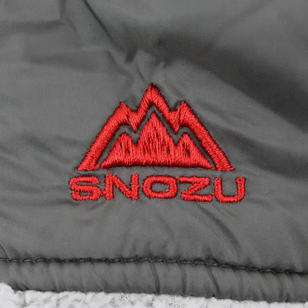 Snozu Infant 9-12 Months Grey Zip-Up Fleece Adjustable Hooded Snowsuit
