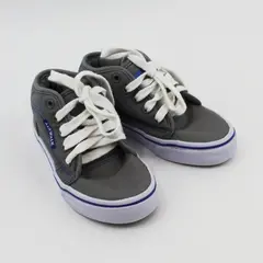 Airwalk Grey Blue Boys Size 11 Mid-Top Lace Up Sneakers Casual 