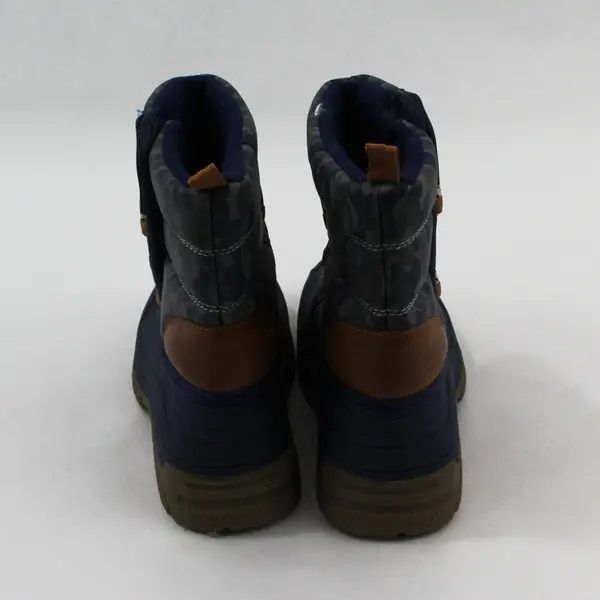 OshKosh B'gosh WILDER/OF21R011H Boys 12M Blue Gray Camo Weather Boots